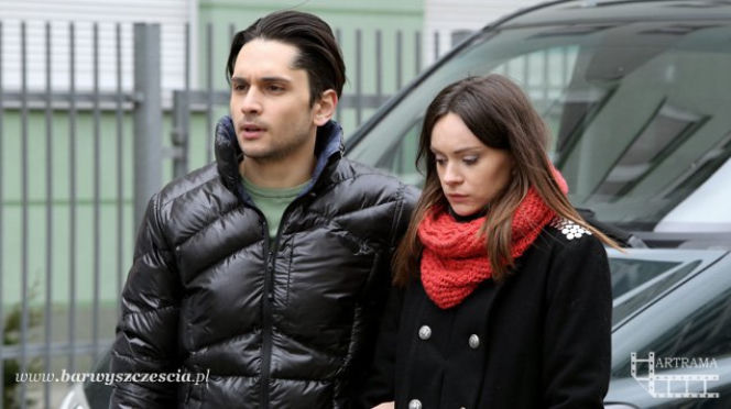Barwy szczęścia odc. 1182. Natalia (Maria Dejmek), Irek (Otar Saralidze)