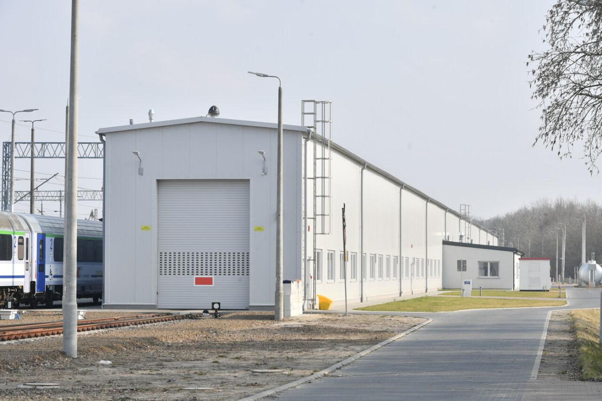 Zmodernizowana bocznica kolejowa PKP Intercity Szczecin Zaleskie Łęgi