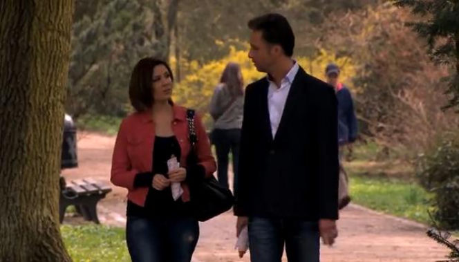 Pierwsza miłość. Kinga (Aleksandra Zienkiewicz), Artur (Łukasz Płoszajski)