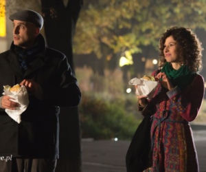 Na dobre i na złe odc. 580. Klaudia Miller (Julia Wyszyńska), Rafał Konica (Robert Koszucki)