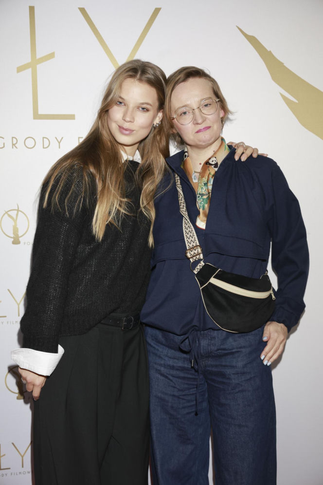 Iga Lis na pokazie filmu "Bałtyk"