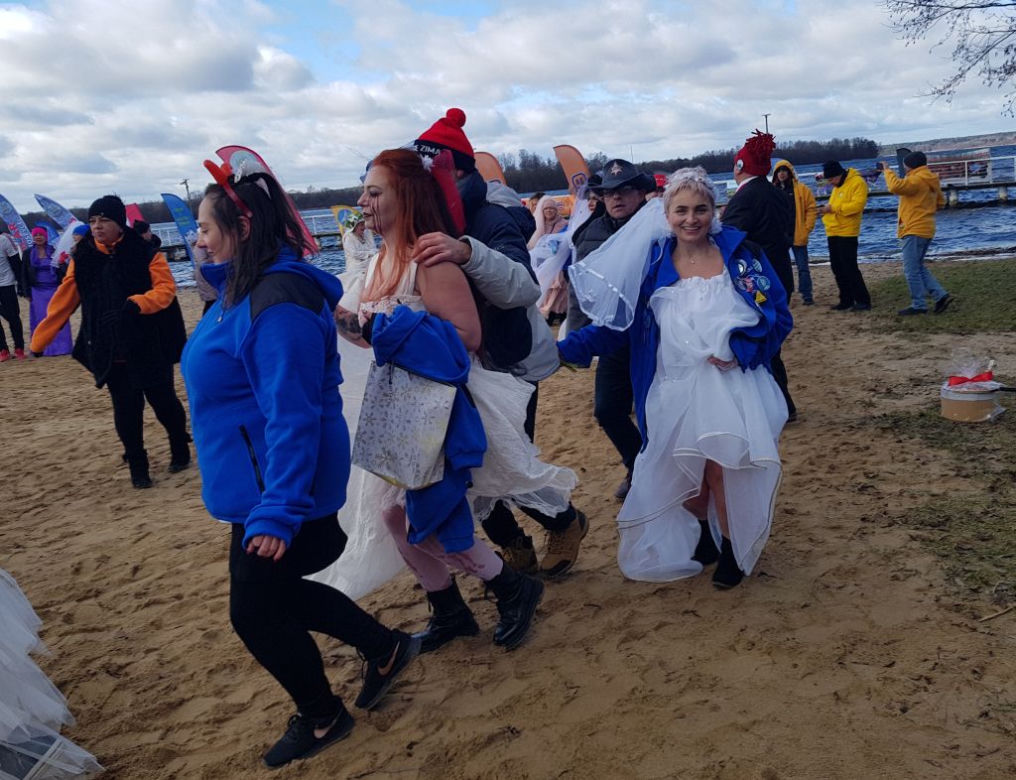 X Dadajowy Zlot Morsów w Rukławkach (Plaża Słoneczny Brzeg)