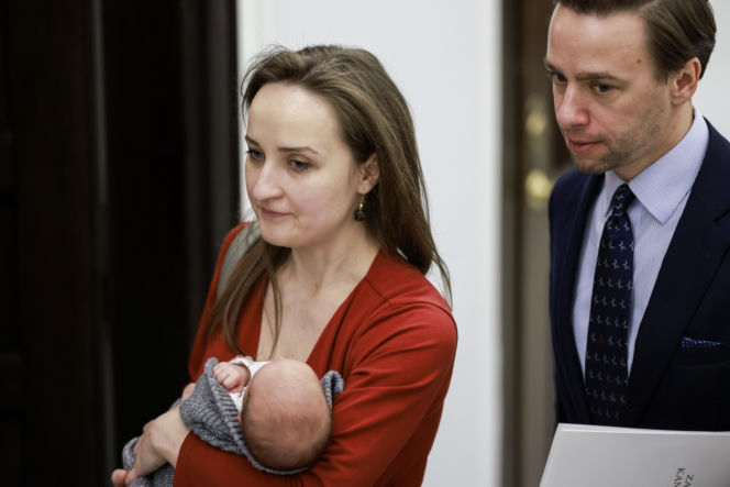 Bosakowie zabrali małego Stefanka do Sejmu