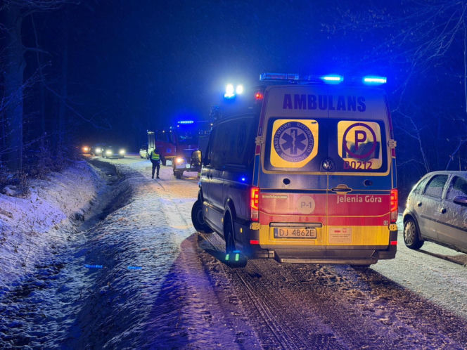 Wypadek koło Jawora