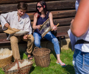 Przędzenie w rodzinnym skansenie - Jędrzejkówka 2020