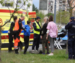 Auto wjechało w 10-latka na hulajnodze. Chłopiec w szpitalu
