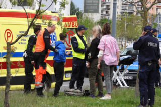 Auto wjechało w 10-latka na hulajnodze. Chłopiec w szpitalu