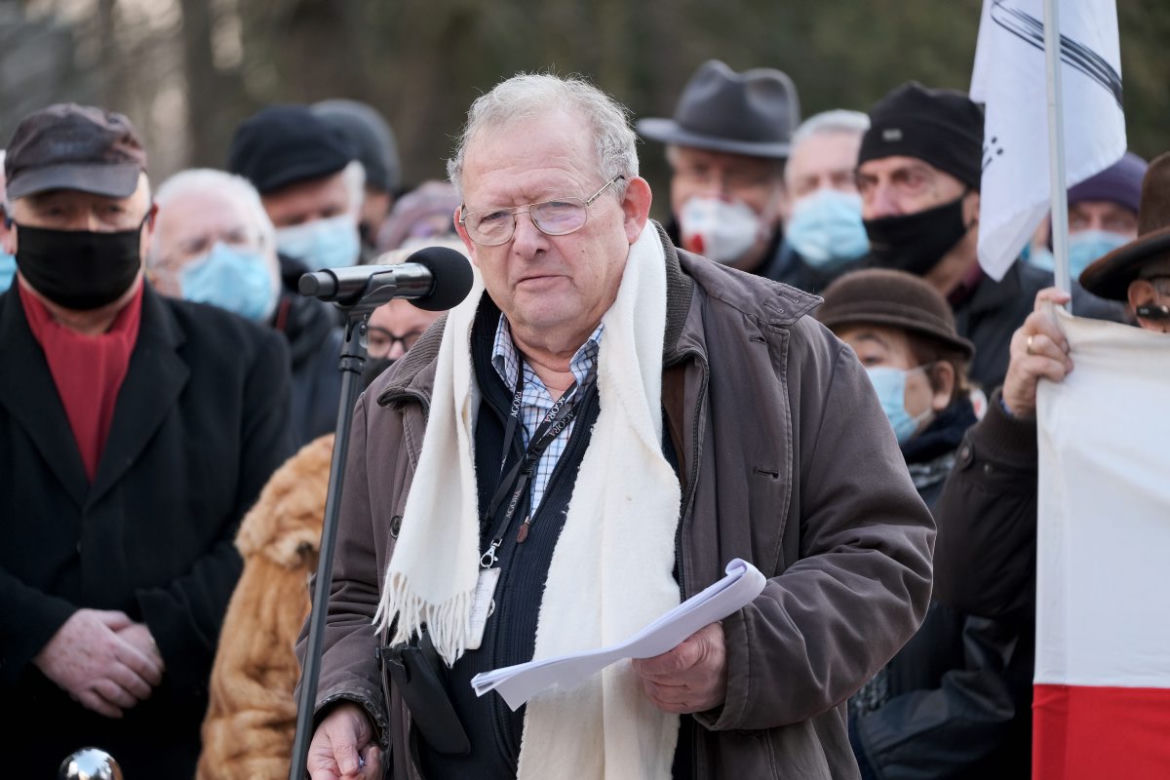 Adam Michnik, naczelny Gazety Wyborczej na cmentarzu o Janie Lityńskim: 
