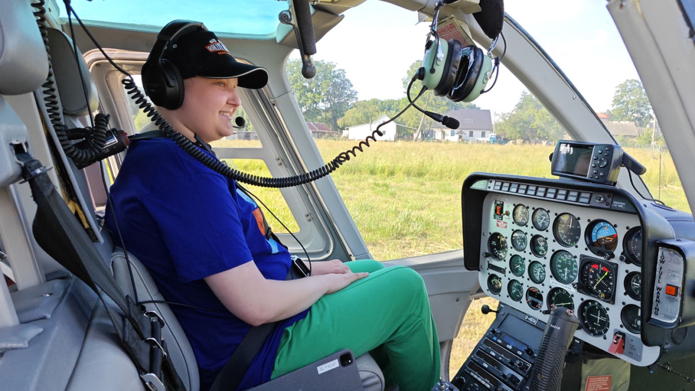 Lot helikopterem - akcja charytatywna 