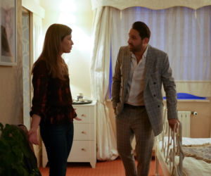 Pierwsza miłość. Kalina (Magdalena Wieczorek), Alejandro Maria de Valdez (Maciej Maciejewski) 