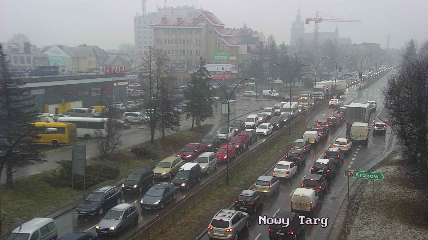 Atak zimy paraliżuje Małopolskę