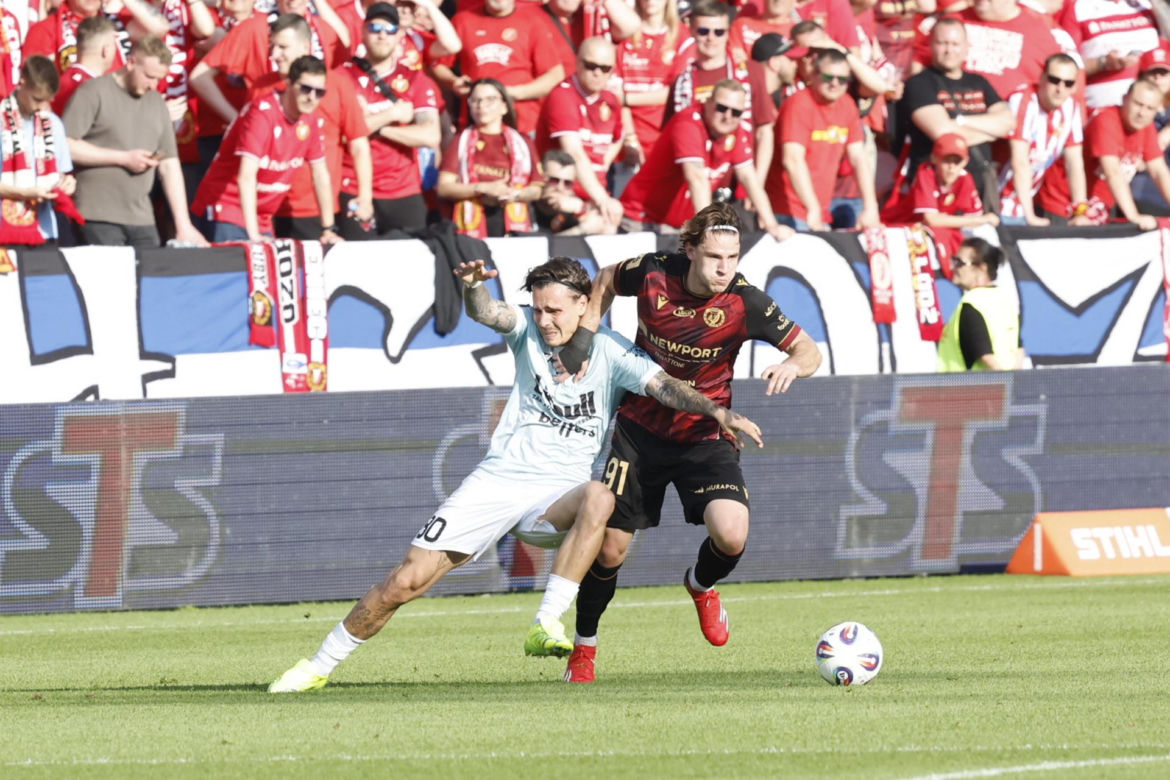 Widzew Łódź - Piast Gliwice: Zdjęcia kibiców i zawodników z meczu 34. kolejki PKO BP Ekstraklasy