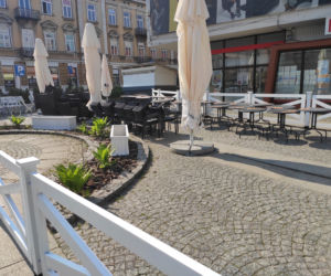 Ogródki gastronomiczne na ul. Żeromskiego