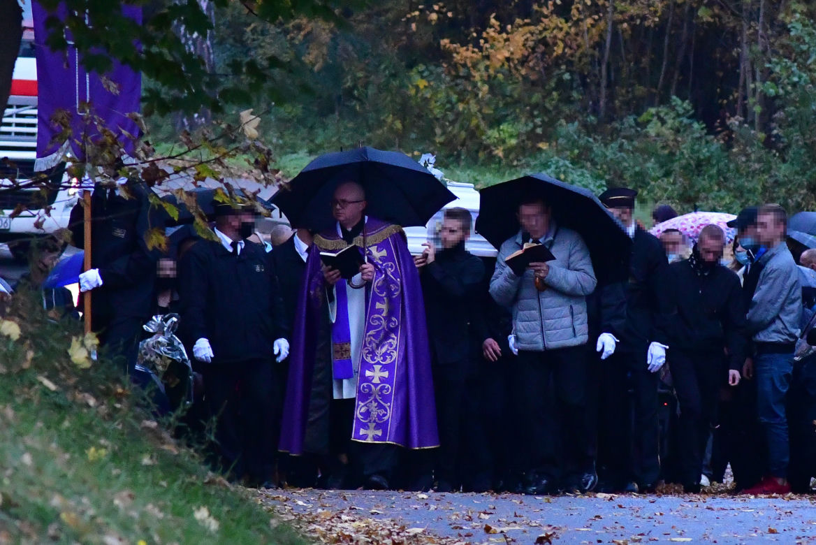Pogrzeb Patryka W. z Poręby Radlnej