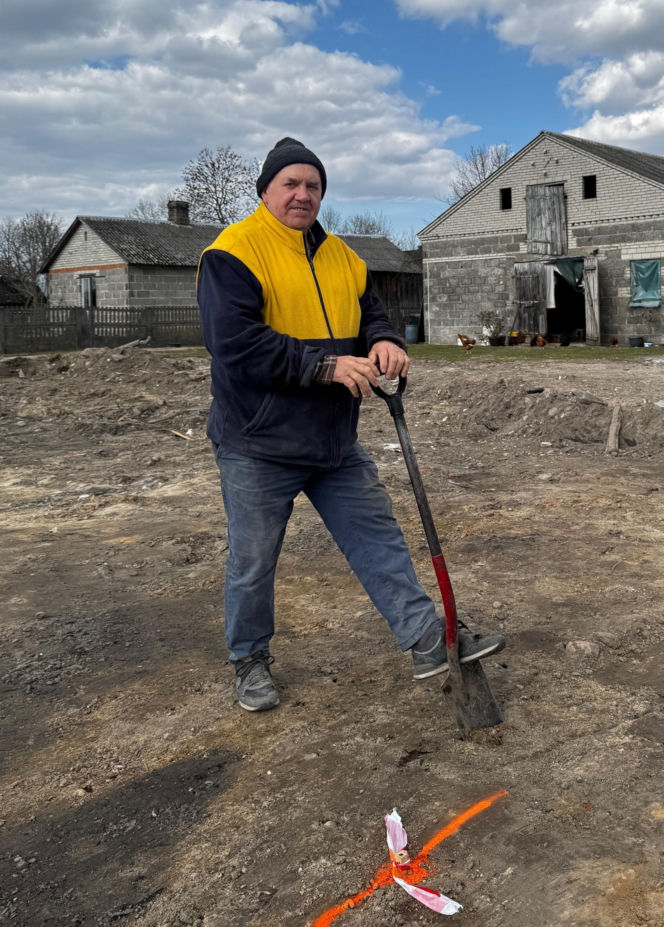 Odbudowa domu w Wyrykach Woli pod Włodawą