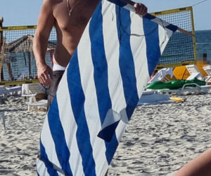 Sebastian Fabijanski, z czym do wody?