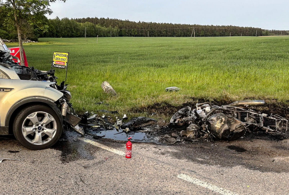 Narzeczeni zginęli w strasznym wypadku w województwie warmińsko-mazurskim