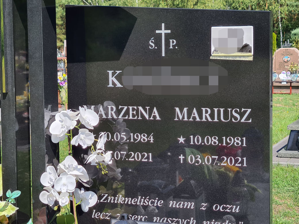 Przędzel: Grób Marzeny i Mariusza rok po tragedii w Jamnicy