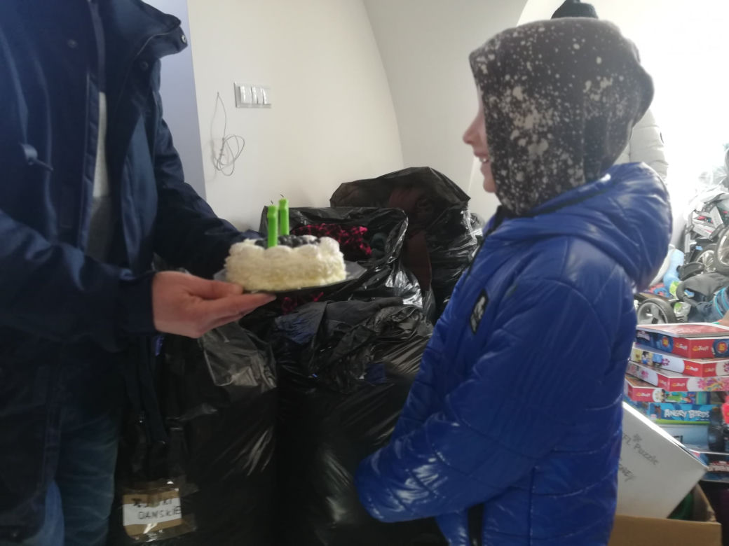 Władek obchodził 11 urodziny w Polsce w miejscu dla uchodźców