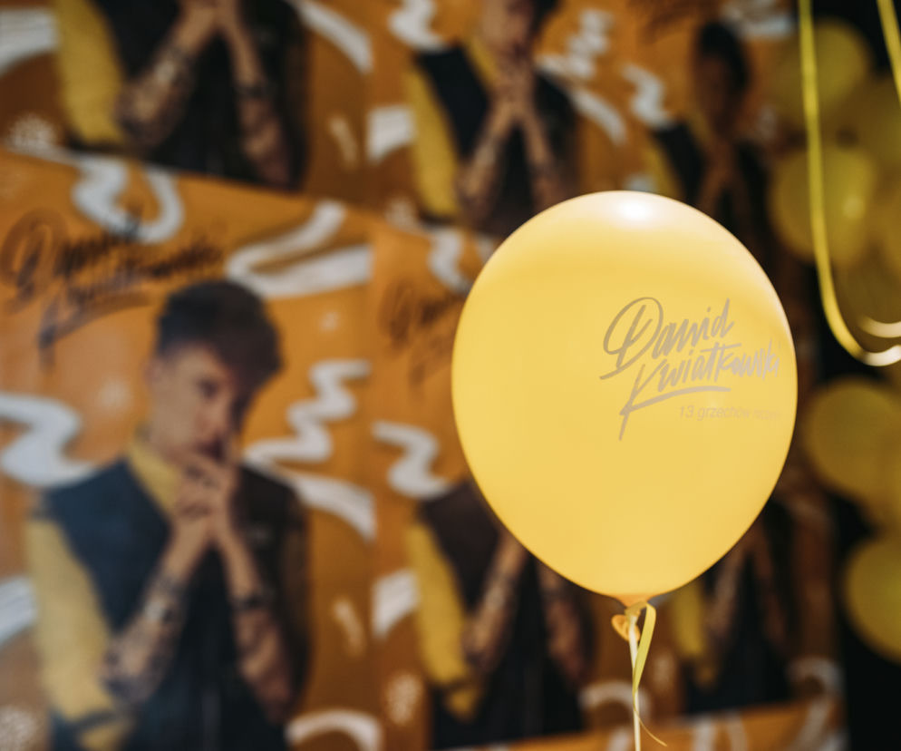 Dawid Kwiatkowski - koncert, zabawa i autografy. Kilkaset osób na premierze 13 Grzechów Niczyich!