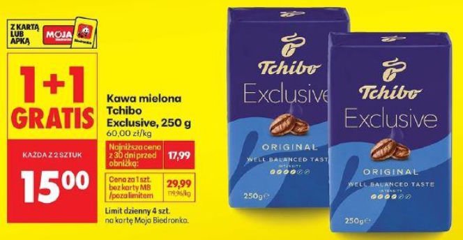 promocja na kawę w Biedronce