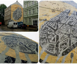 Nowy mural przy ul. Kolumba