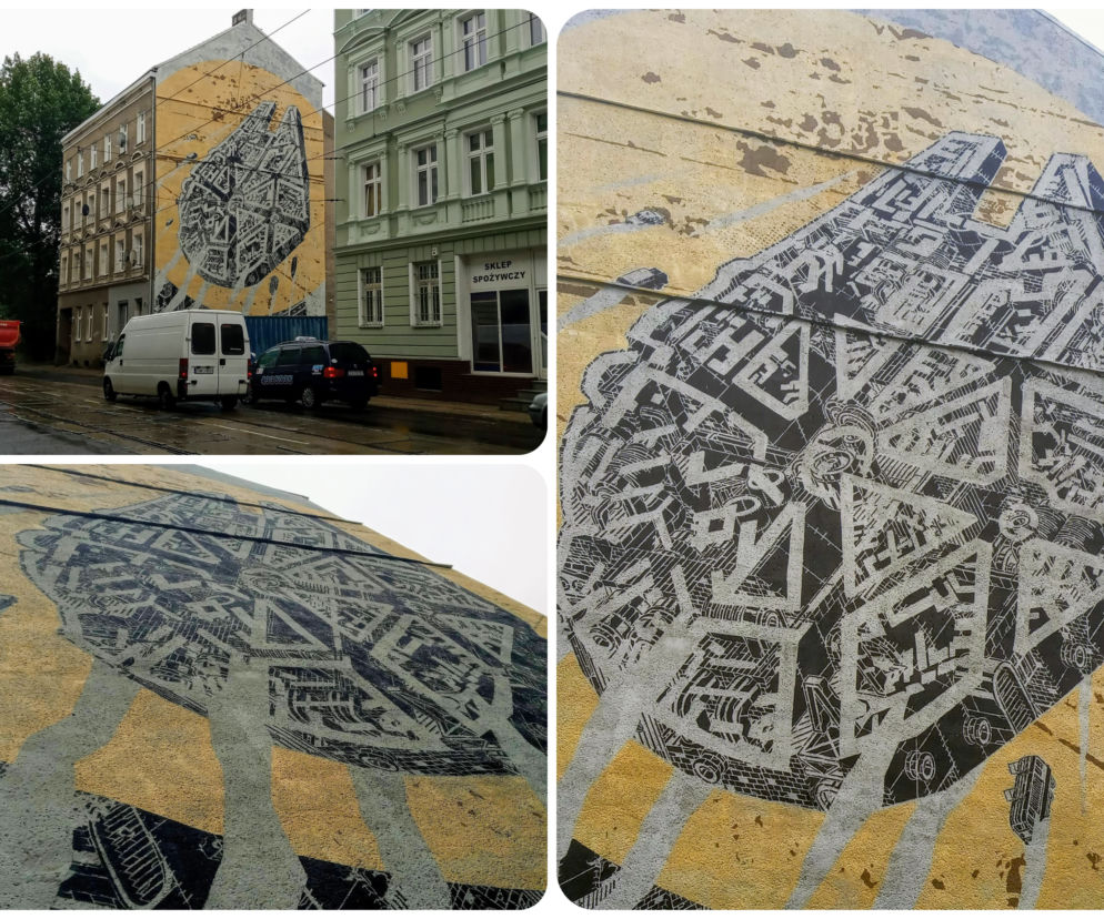 Nowy mural przy ul. Kolumba