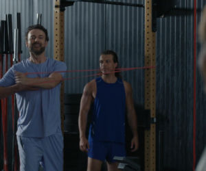 Barwy szczęścia, odcinek 3305. Radomir (Łukasz Wójcik), Dorota Kujawiak (Karina Seweryn)