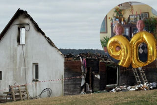 Pożar w Wigilię zabrał im dach nad głową. Trwa zbiórka na kontener mieszkalny dla pana Kazimierza i jego żony