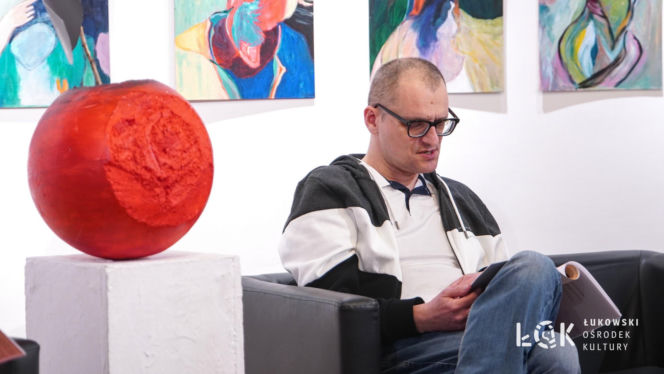 Za nami spotkanie z poezją Sebastiana Barana w Łukowie