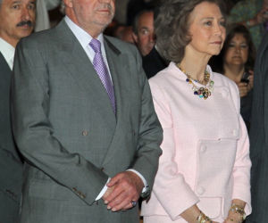 Król Juan Carlos i królowa Zofia 