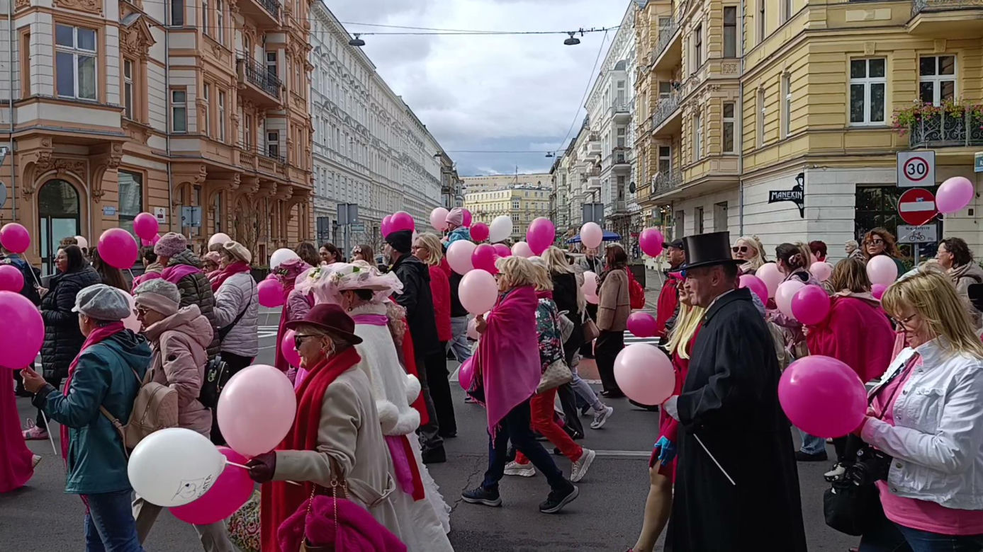 Marsz Różowej Wstążki w Szczecinie