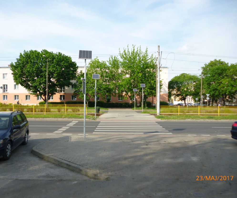 Pewne przejście dla pieszych na Kapuściskach