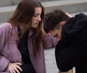 Barwy szczęścia odc. 2580. Luiza (Julia Zielińska), Aro (Martin Bogdan)
