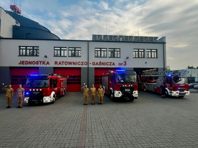 Hołd dla druha z OSP Trąbki