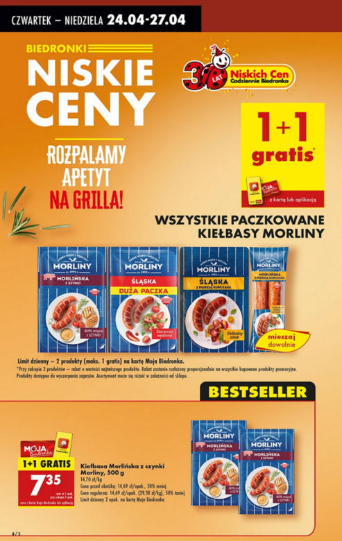Promocje na grilla w Biedronce