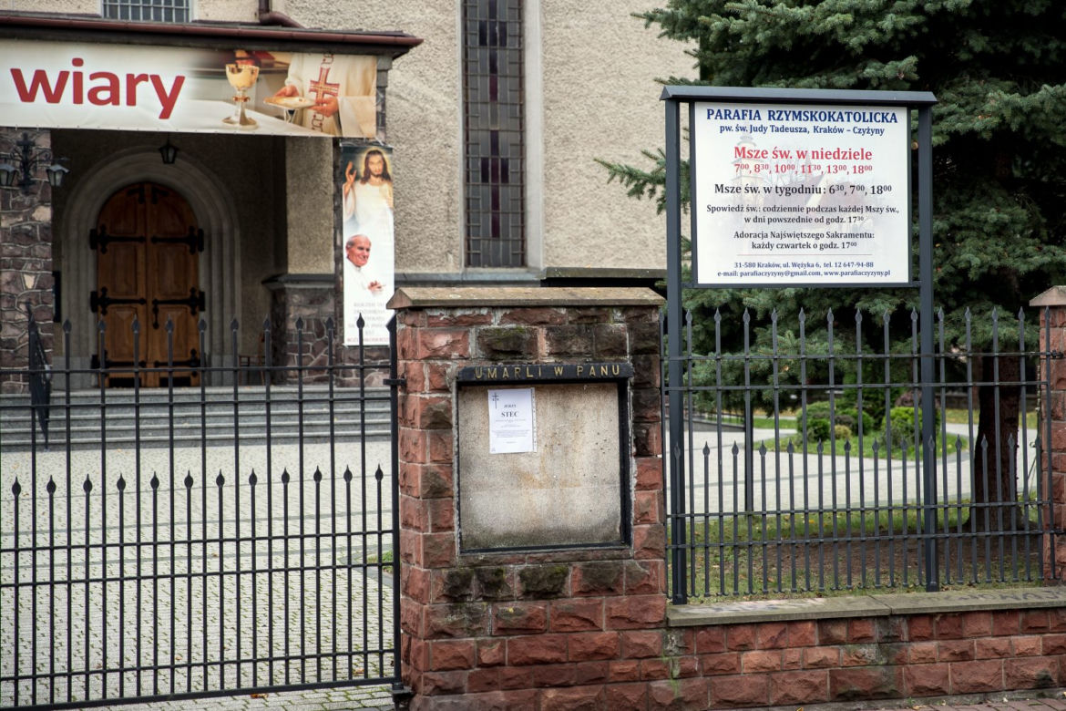 Ksiądz z parafii św. Judy Tadeusza ma koronawirusa- zmarł