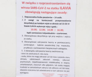Statek Ilavia ponownie na wodach Jezioraka. Sezon 2020 rozpoczęty!