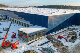 Trwa budowa Panattoni Park Białystok III. Na realizację projektu pozyskano dofinansowanie w wysokości 24 mln euro