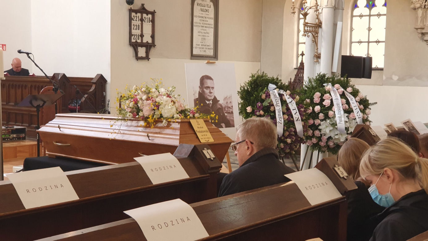 Pogrzeb dziennikarza Rafała Poniatowskiego