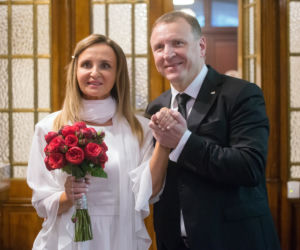 Państwo Kurscy już po ślubie