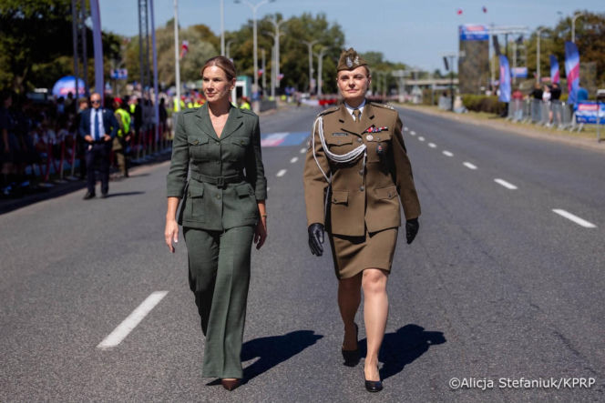 Święto Wojska Polskiego. Marta Nawrocka.