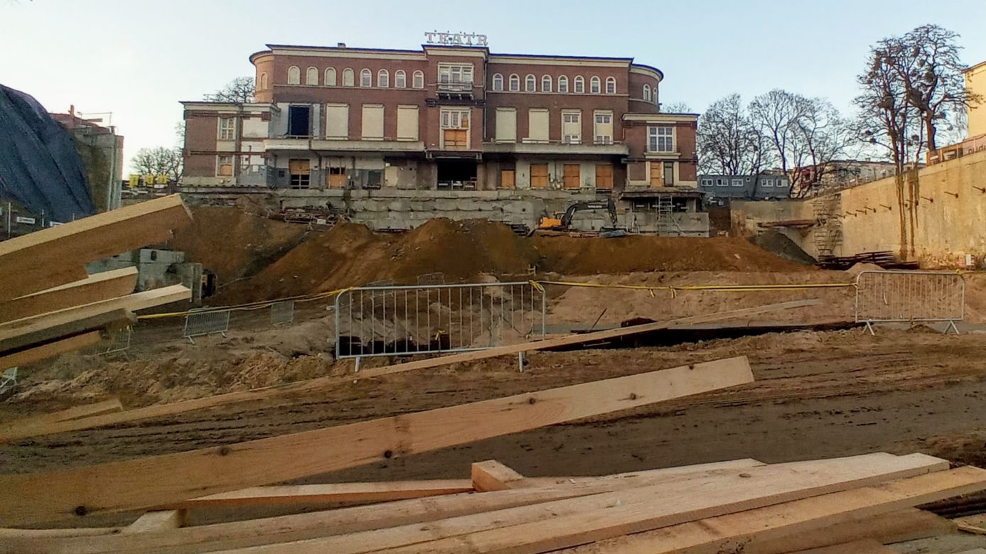 Rozbudowa Teatru Polskiego - listopad 2020