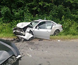 Tragiczny wypadek pod Iławą. Nie żyje taksówkarz, sprawca prowadził pod wpływem