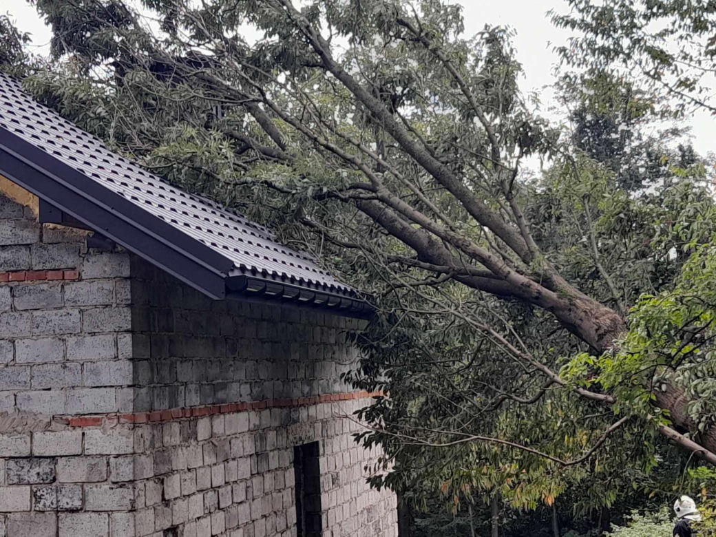 Potężne nawałnice przeszły przez powiaty brzeski i bocheński