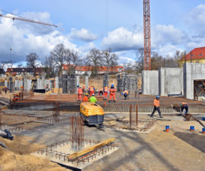 Budowa stadionu w Szczecinie - kwiecień 2021