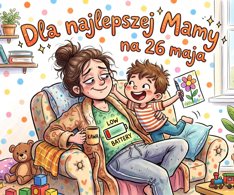 Śmieszna kartka na Dzień Matki