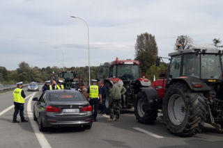 Podkarpaccy rolnicy wyjechali na ulice w proteście przeciwko piątce dla zwierząt [WIDEO, GALERIA]