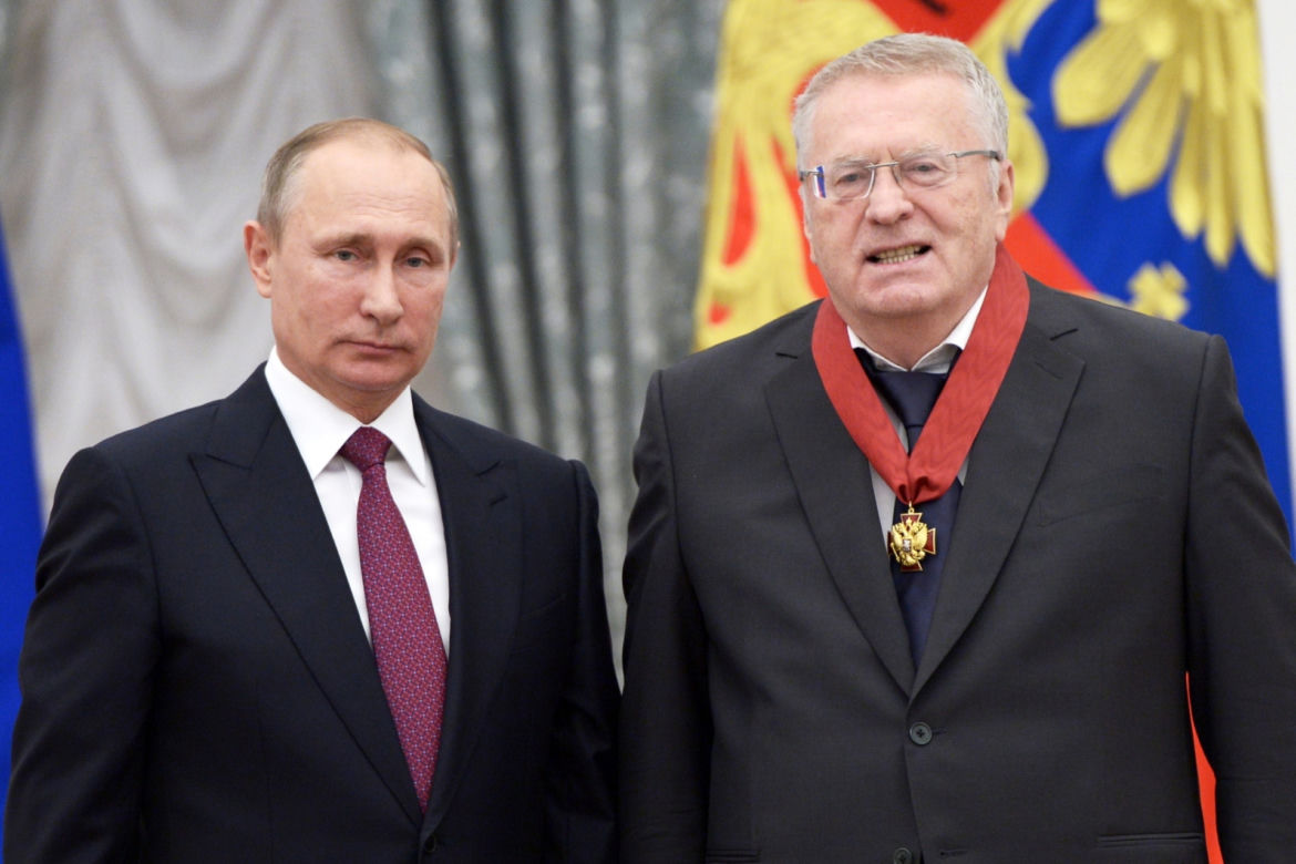 Pogrzeb Władimira Żyrinowskiego. Pożegnał go sam Putin