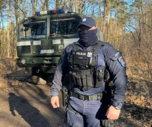 Arsenał w lesie koło Leszna. Saperzy wywozili go na raty